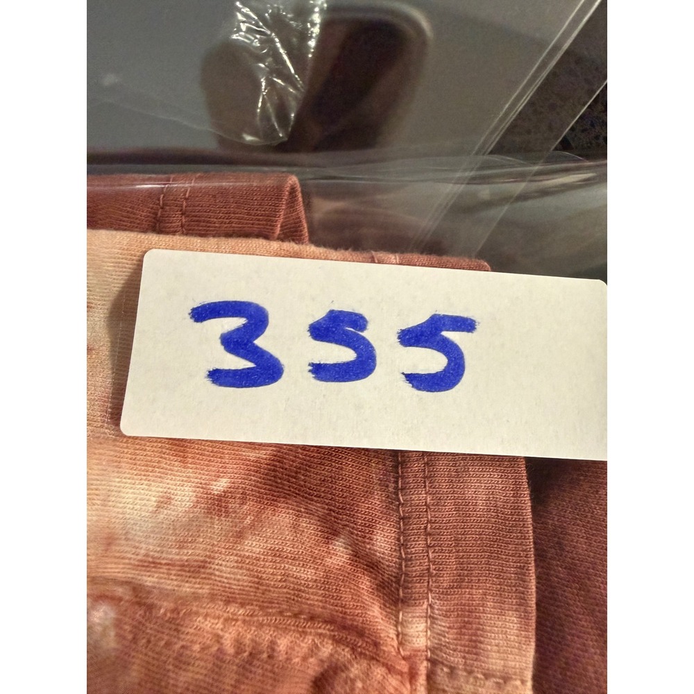 We The Free Free People Tie Dye Oversized Long Sleeve Tee Rust Peach Large 355 - Picture 7 of 7